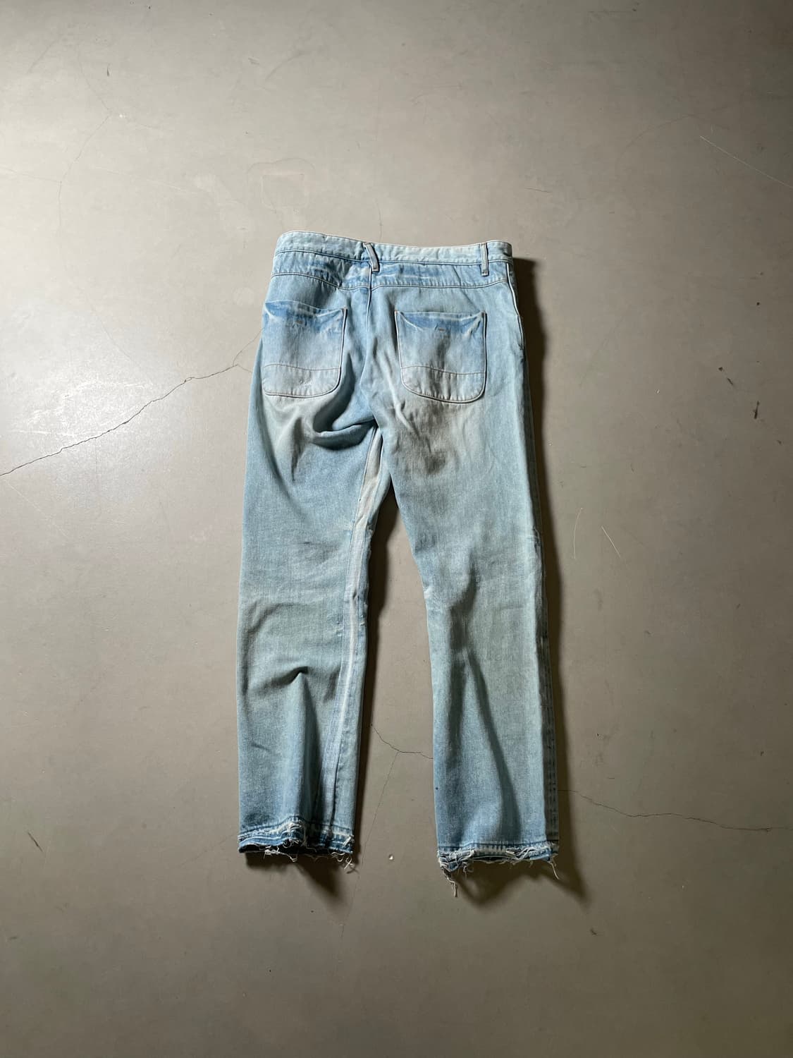부후토 “데미지 데님 팬츠 상품이미지5