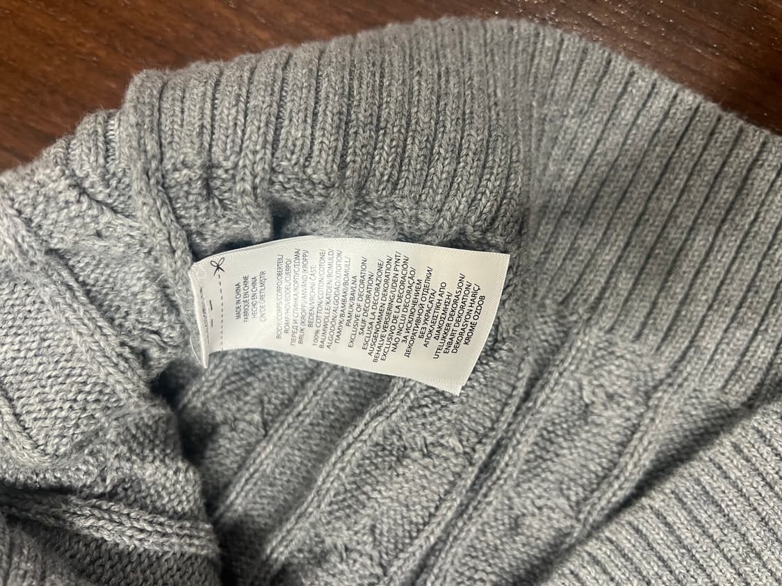 (해외판) 폴로 랄프로렌 케이블 크루넥 니트 (XS) 상품이미지3