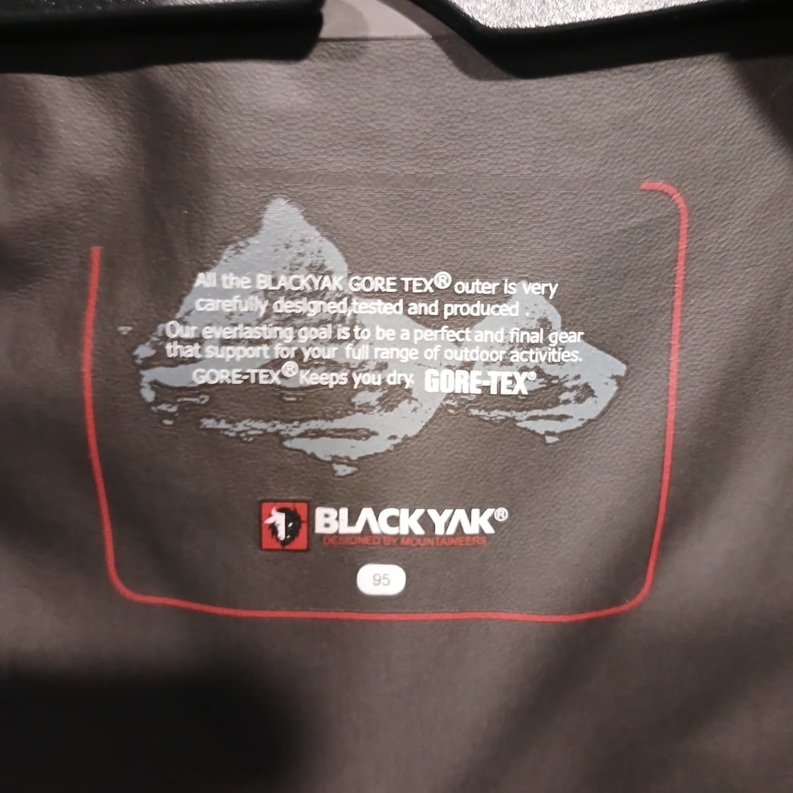 블랙야크 고어택스 바람막이 블루 상품이미지3