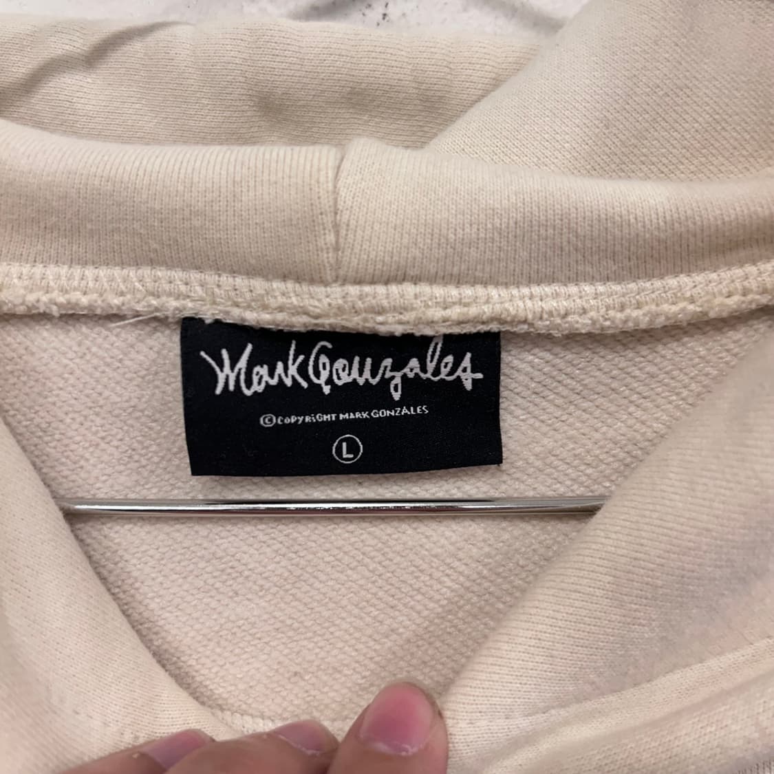 마크곤잘레스 하트엔젤로고 헤비코튼 오버핏 후드티 상품이미지3