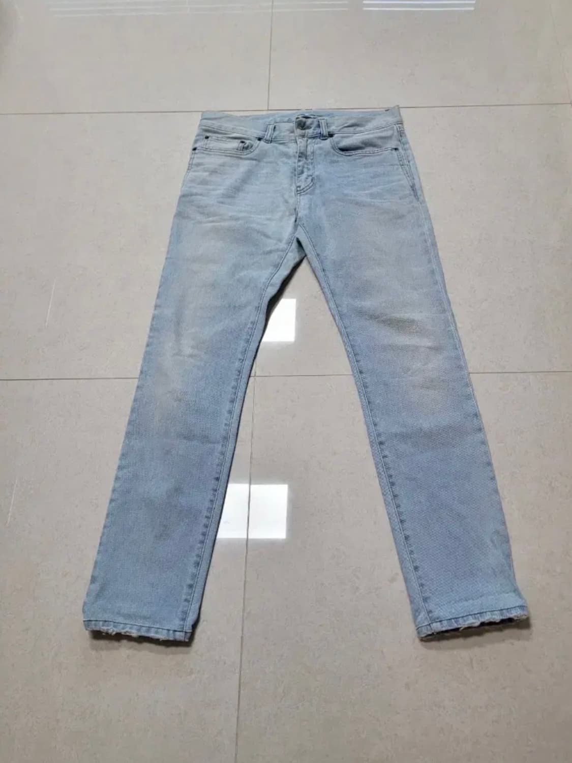 생로랑 데님 청바지 연청 29 상품이미지1