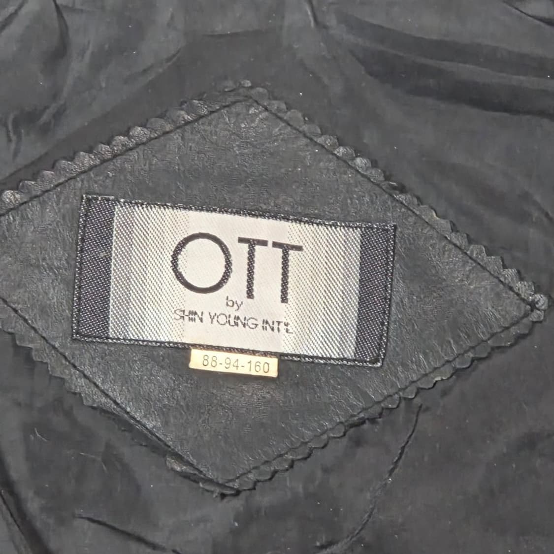 OTT 빈티지 리얼 소가죽 원버튼 레더 블레이저 66 상품이미지6