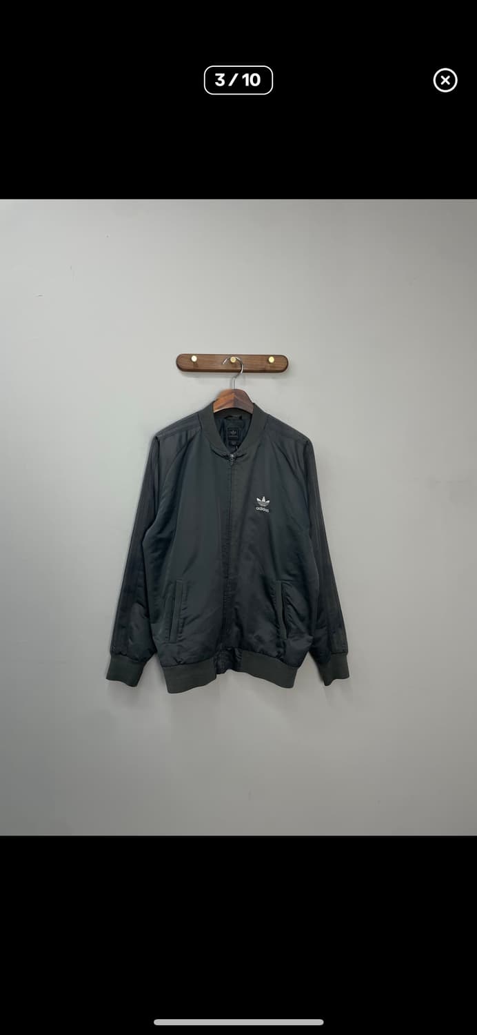 아디다스 백 빅로고 다크그레이 파이어버드 자켓 A2916 상품이미지2