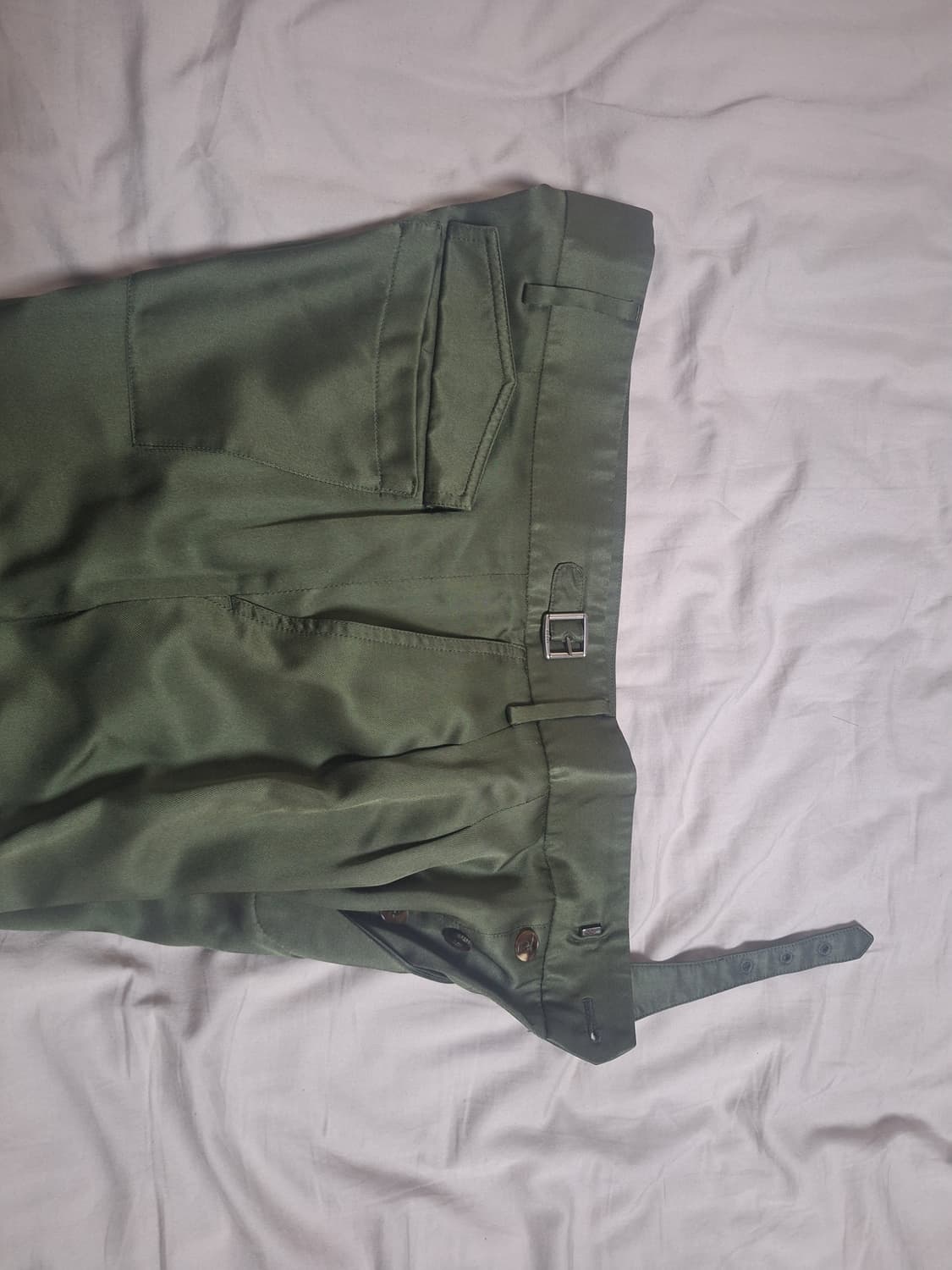 구찌 카키 버클 팬츠 44사이즈 상품이미지3