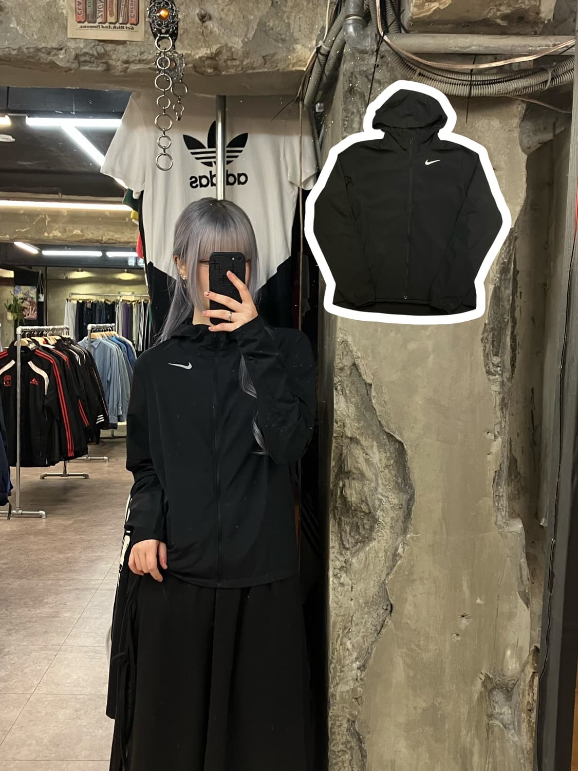 나이키 바람막이 블랙 S #csz2404 상품이미지1