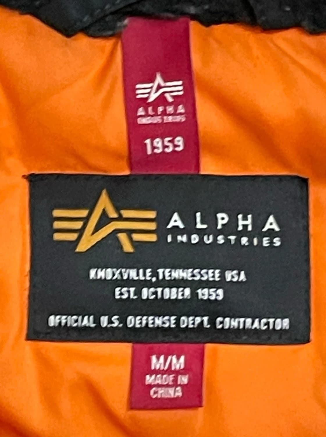 알파 인더스트리 N-3B 파카 상품이미지3