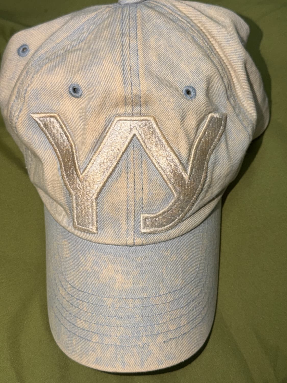 Open yy 코튼 볼캡 블루  상품이미지2