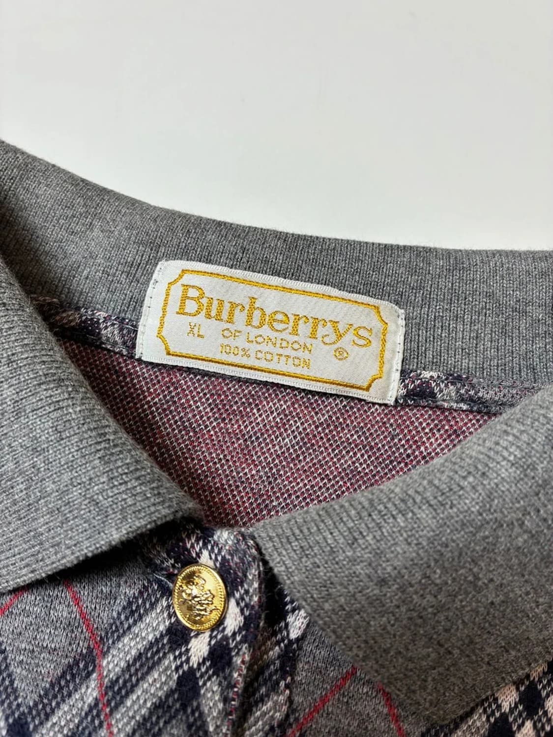 버버리 90's 클래식 체크 카라 롱슬리브 PN8975 상품이미지7