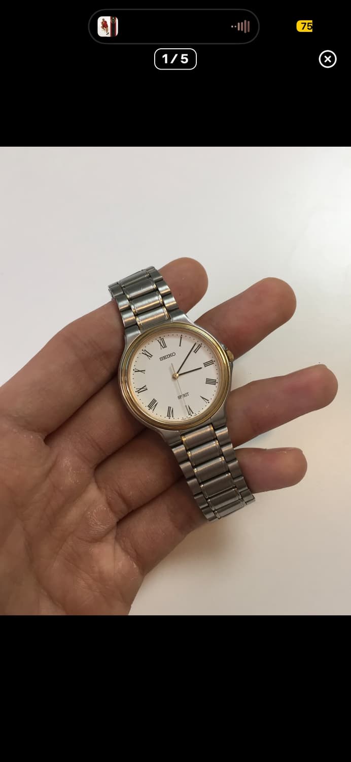 90s seiko spirit roman index combi 상품이미지1