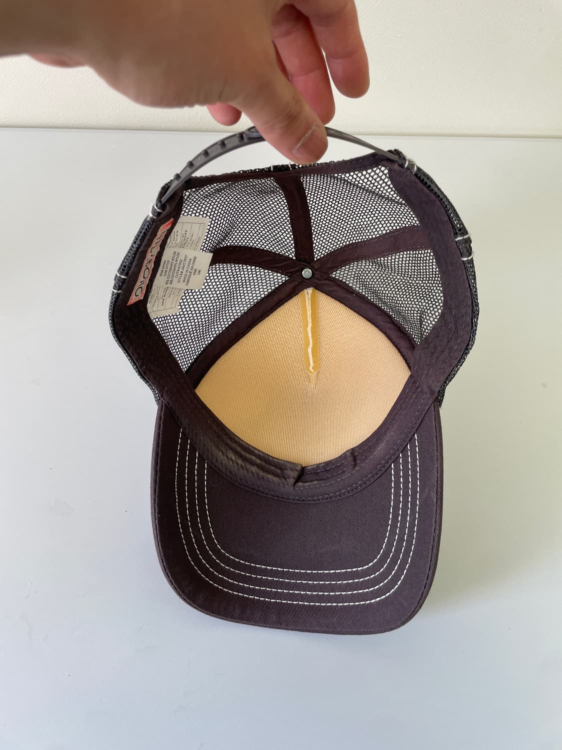 빌라봉 캘리포니아 투톤 브라운 캡  상품이미지4