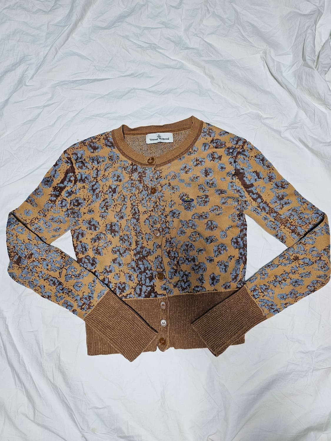 비비안 웨스트우드 레오 카디 레오파드 가디건 S 상품이미지1