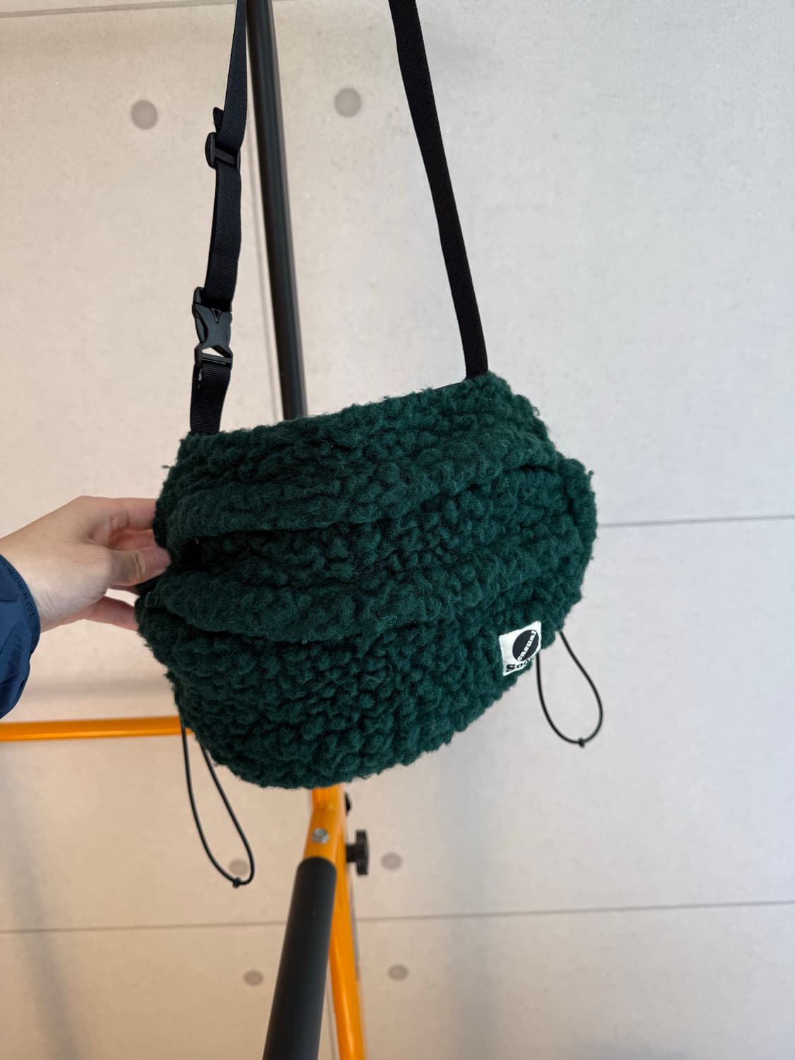 헤리티지플로스 울 플리스 워머 백 그린 상품이미지2