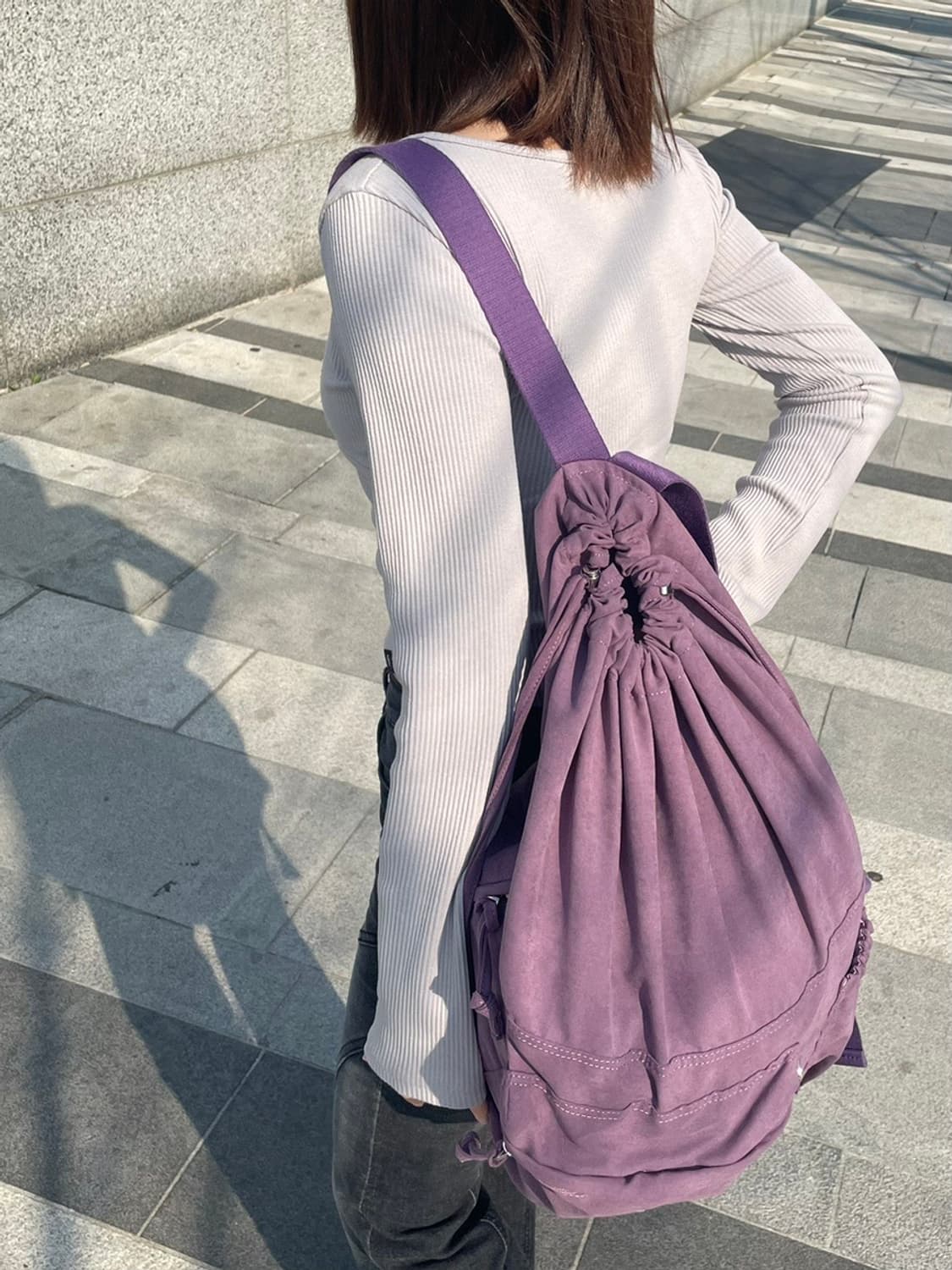 시너진 라인 버튼 롱 슬리브 상품이미지3