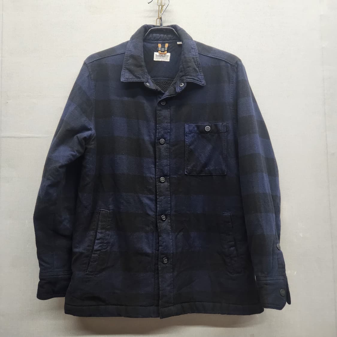 팀버랜드 체크 셔츠형 쉐르파 자켓 L~XL 상품이미지1