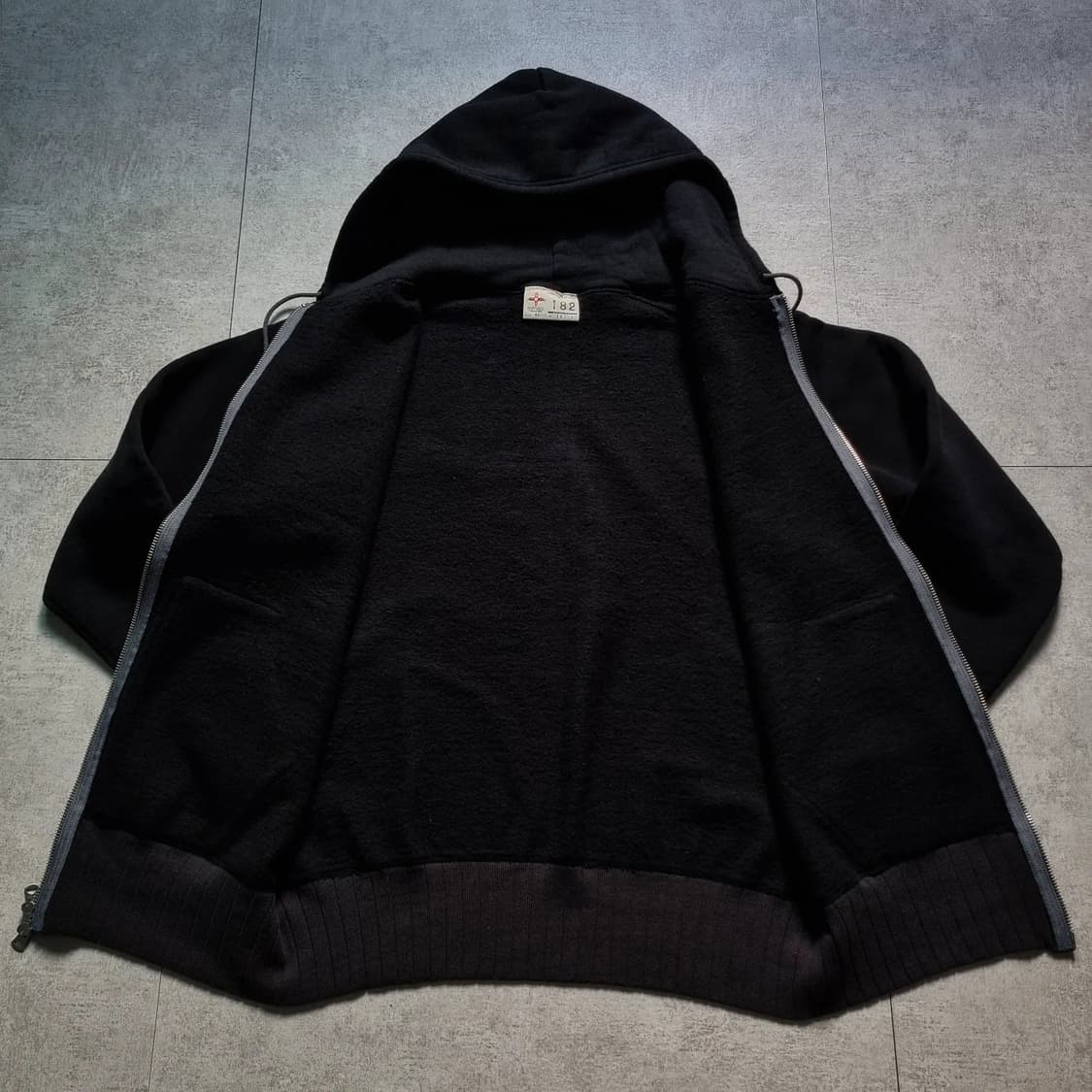 Two Moon 2way 블랙 후드파카 44-46sz 신품 상품이미지6