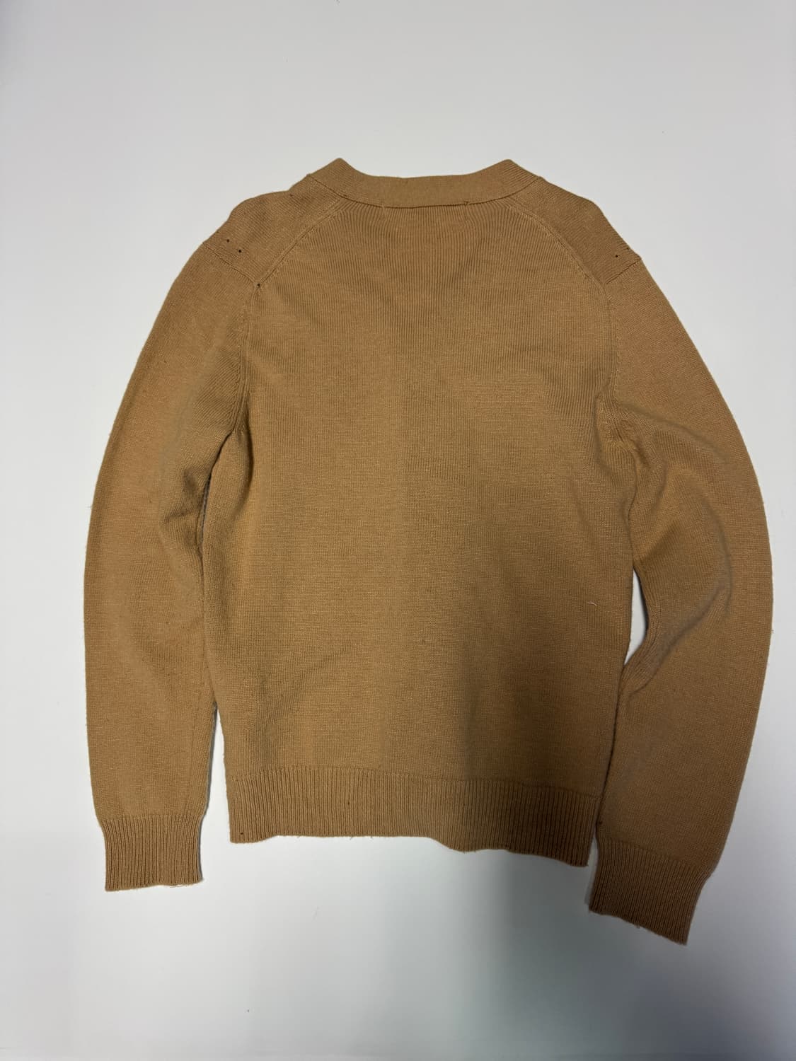 정품!! 여성 꼼데가르송 블랙와팬 베이지 가디건 상품이미지2