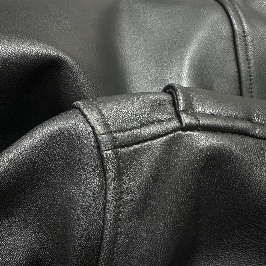 ✨ (바배) 빈티지 심플 양가죽 자켓 상품이미지4