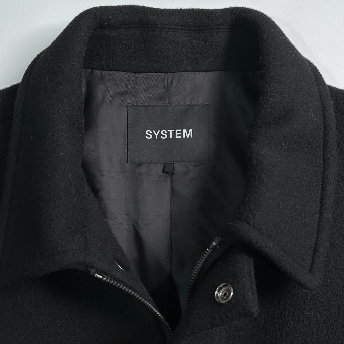 시스템 블랙 울 자켓   상품이미지6