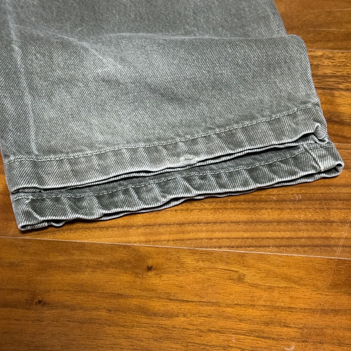 플라스틱프로덕트 MPA 더블니 팬츠 카키 데님 청바지 상품이미지8