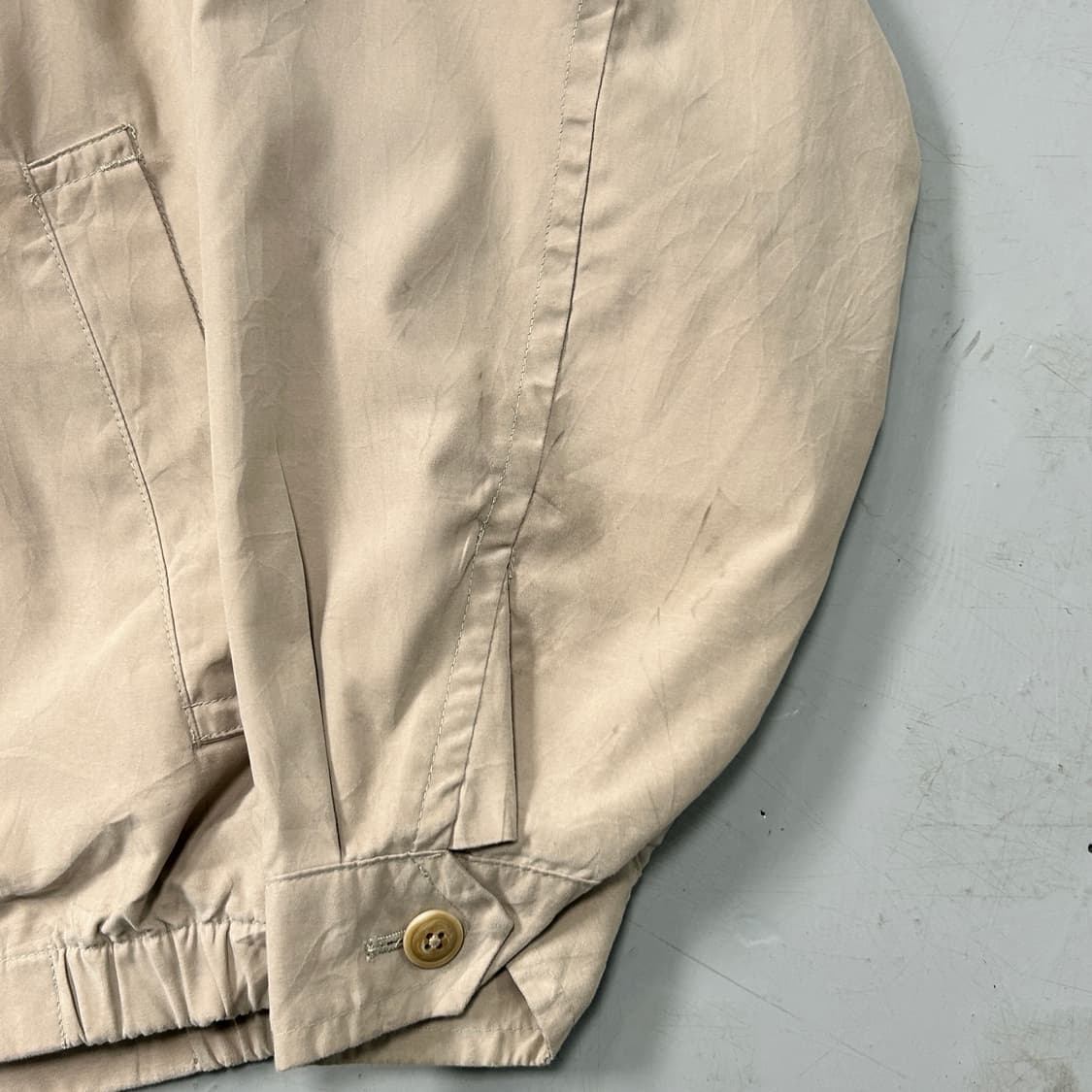 90‘s 노티카 베이지 로고 폴리쉘 상품이미지3