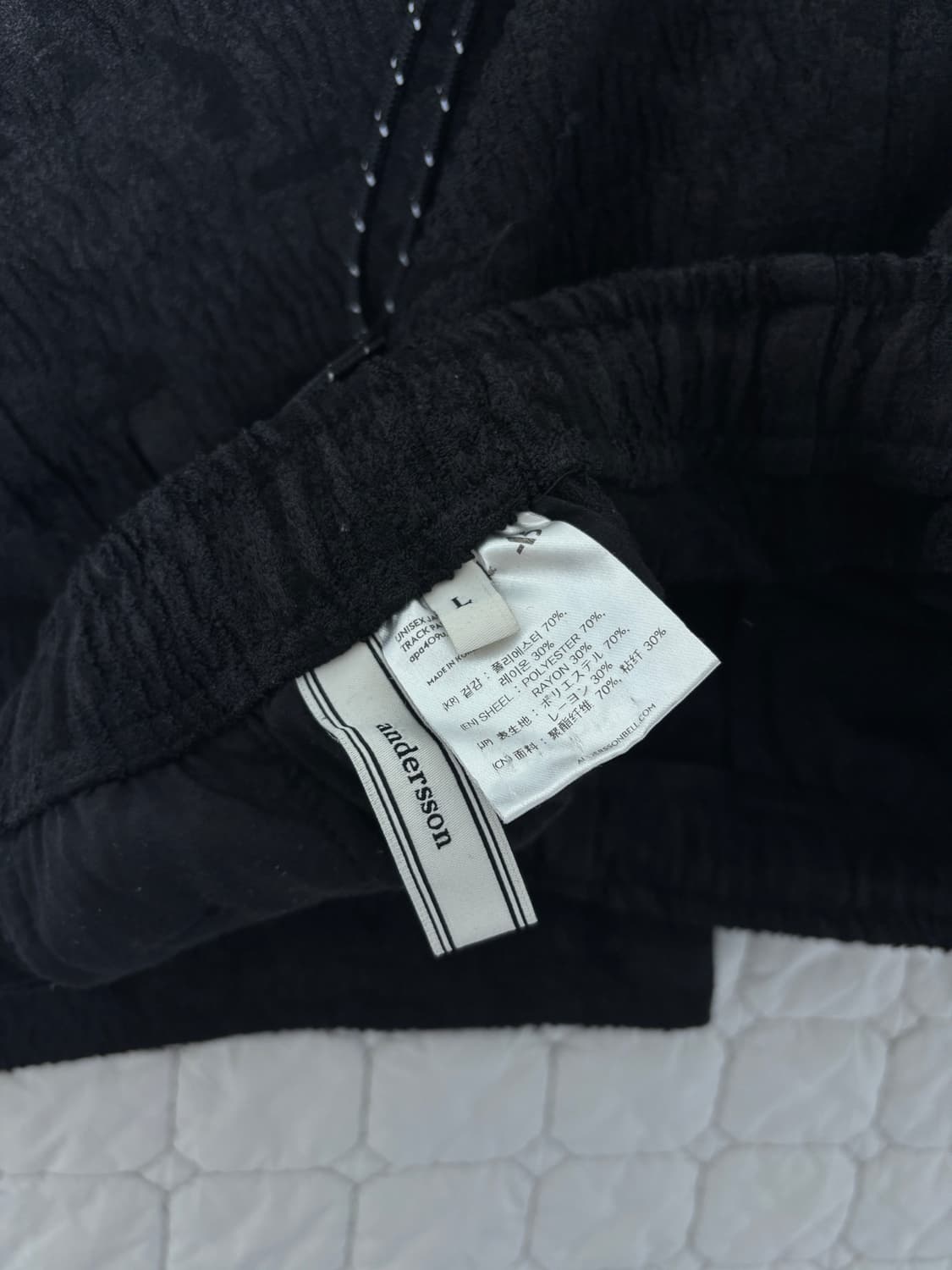 [L] 앤더슨벨 자카드 트랙팬츠 상품이미지5