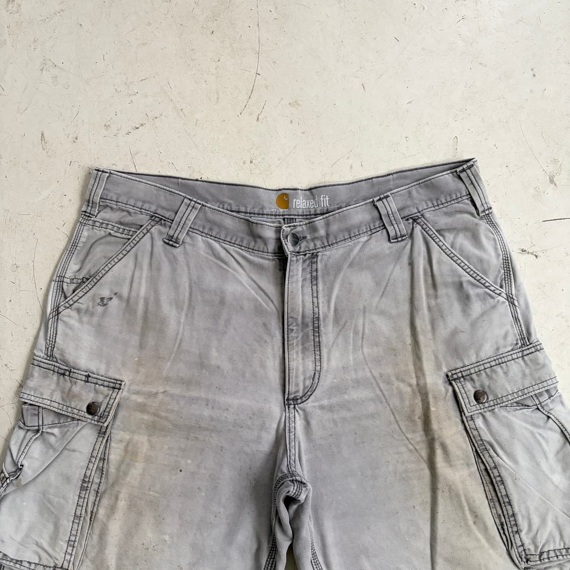 칼하트 빈티지 카고 워크 반바지 40 상품이미지2