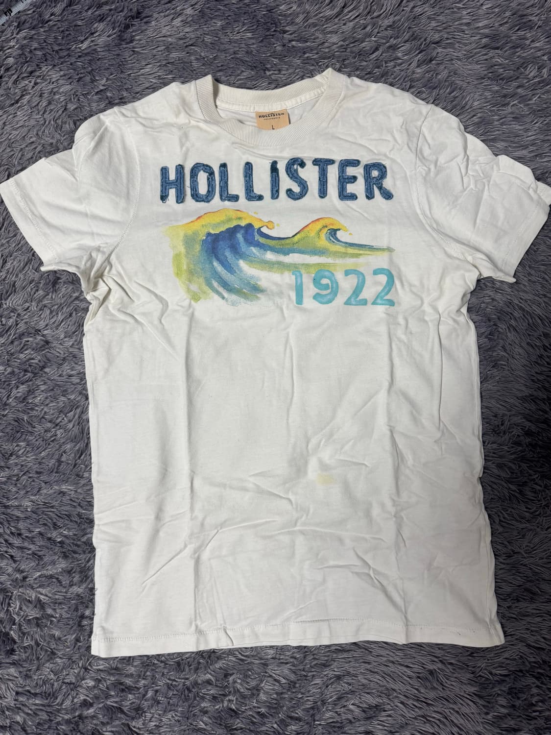 홀리스터 입체자수 고급 반팔티 상품이미지1