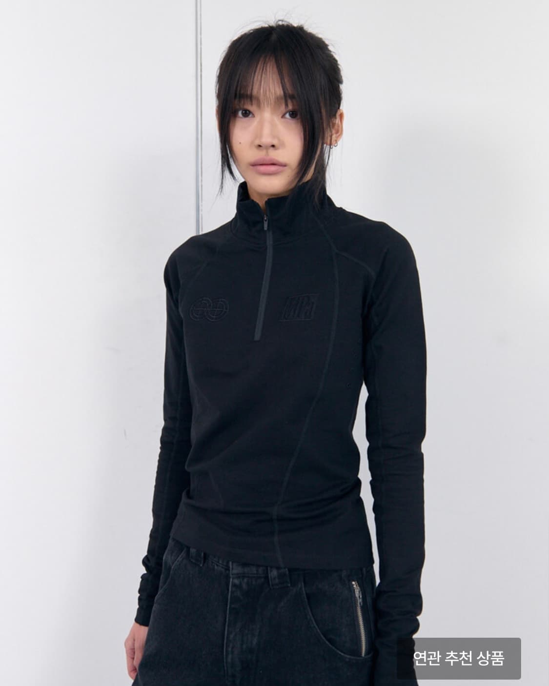 MPa SOFT-SHELL HALF ZIP WOMEN (BLACK) L 상품이미지1