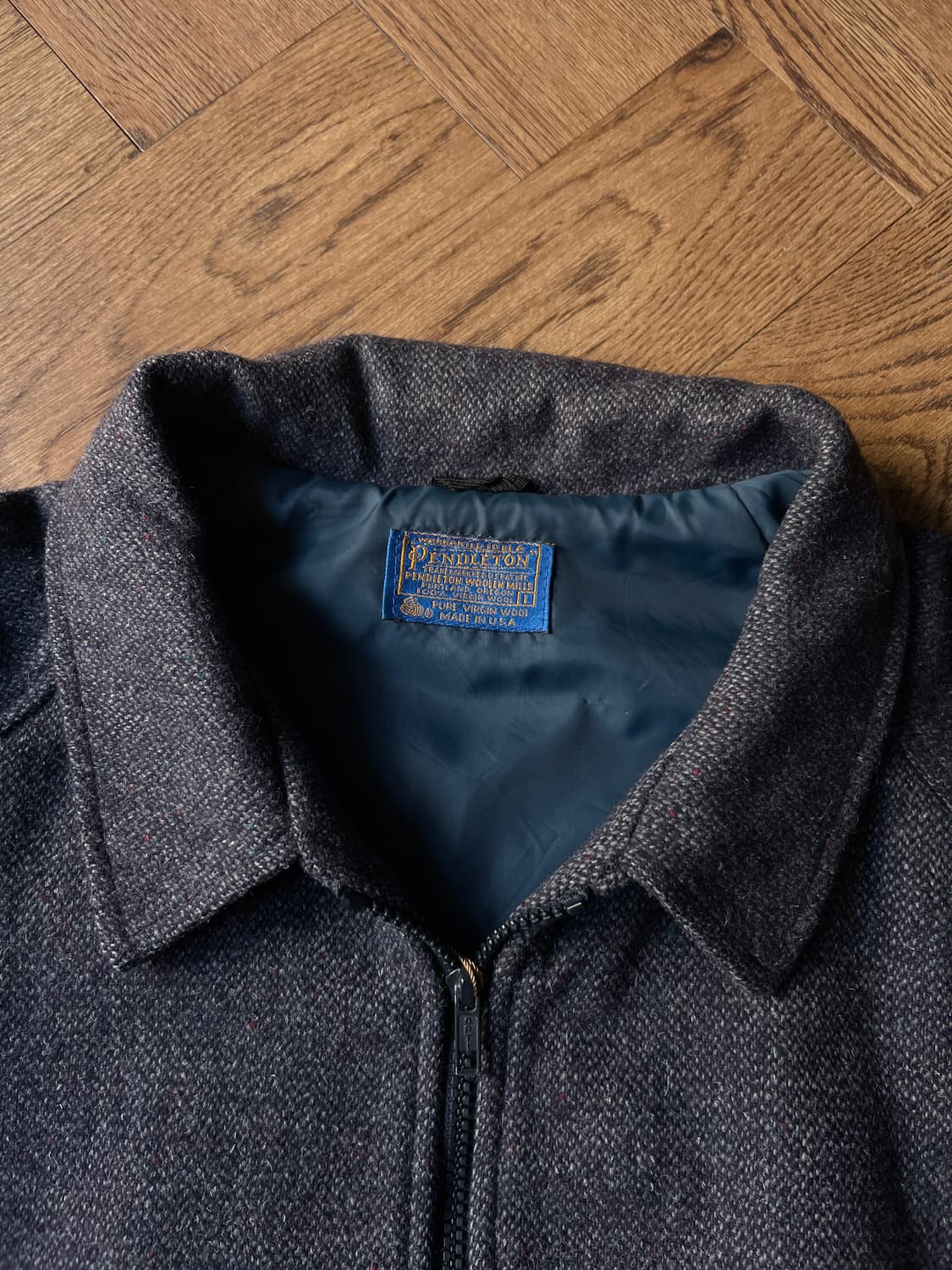 [L]90's 펜들턴 Made in USA 신슐레이트 울 해링턴 자켓 상품이미지2