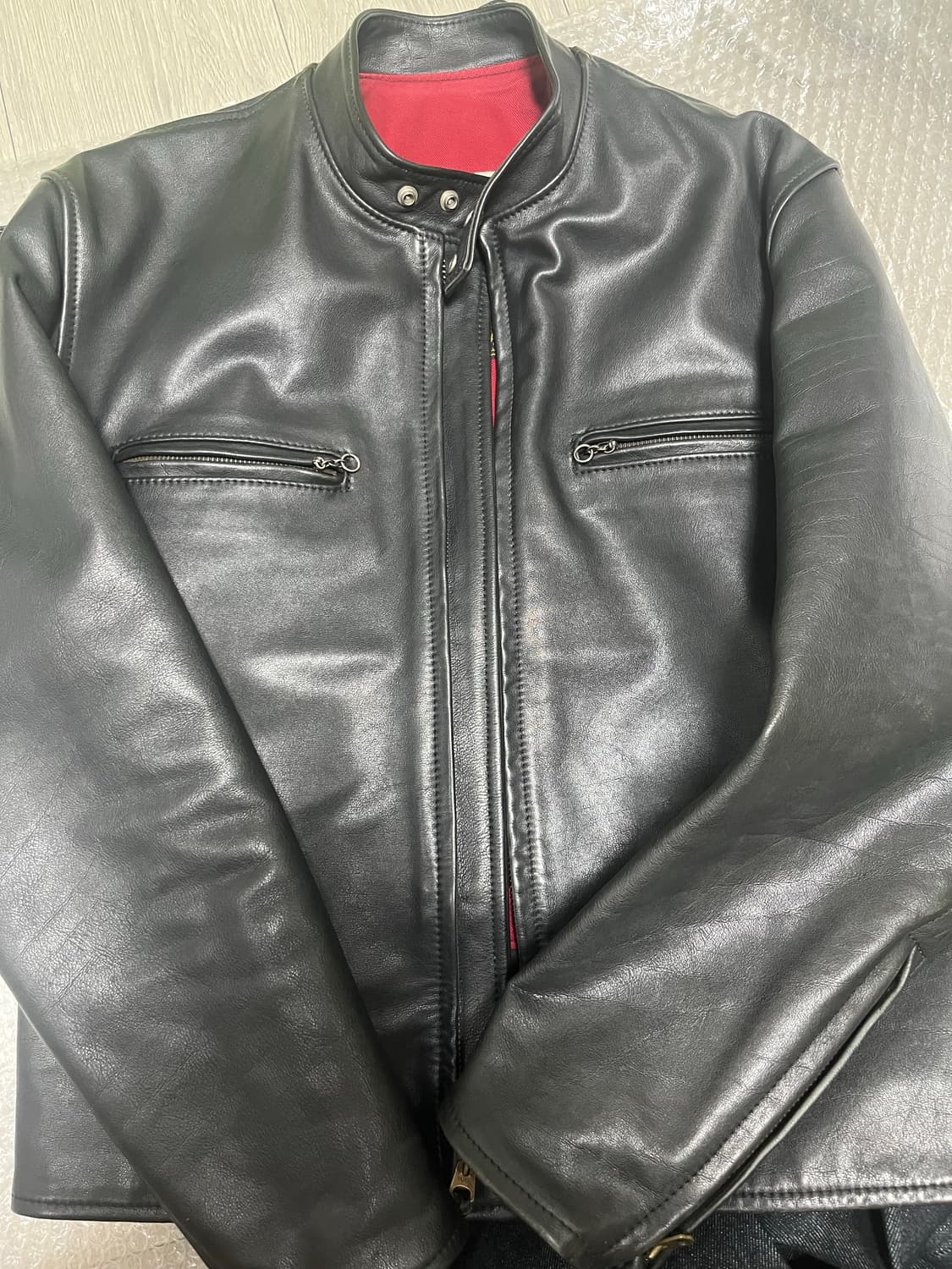 에어로레더 카페레이서 스티어하이드 38  상품이미지1