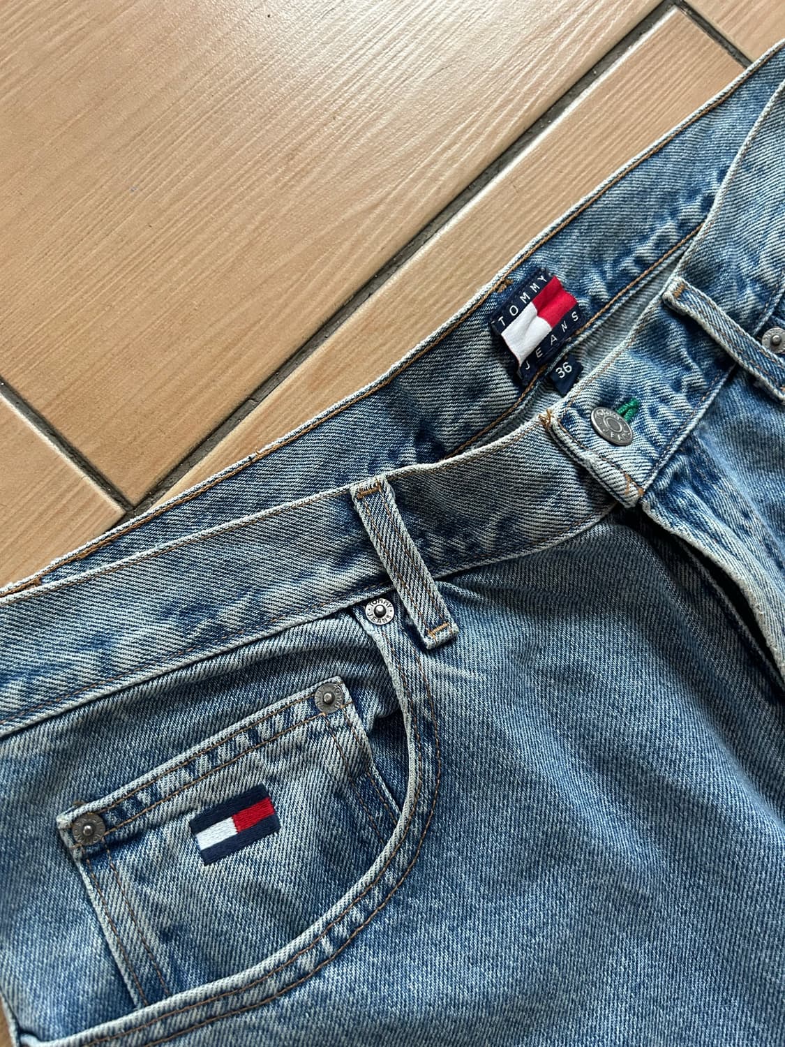 90‘s Tommy jeans shorts 36in 상품이미지2