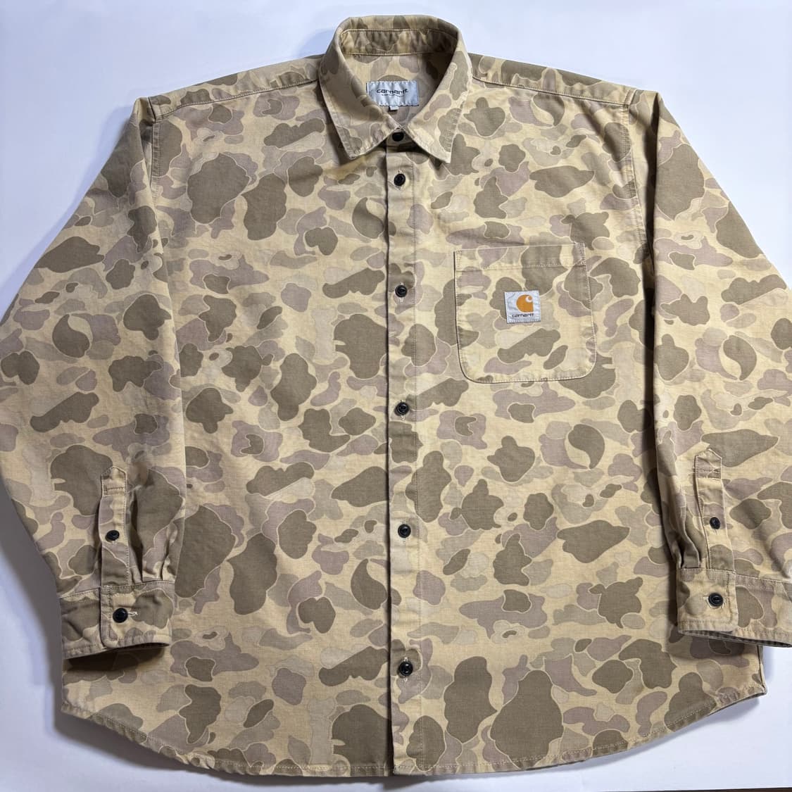 칼하트 카모 덕 오버셔츠 XL 상품이미지1
