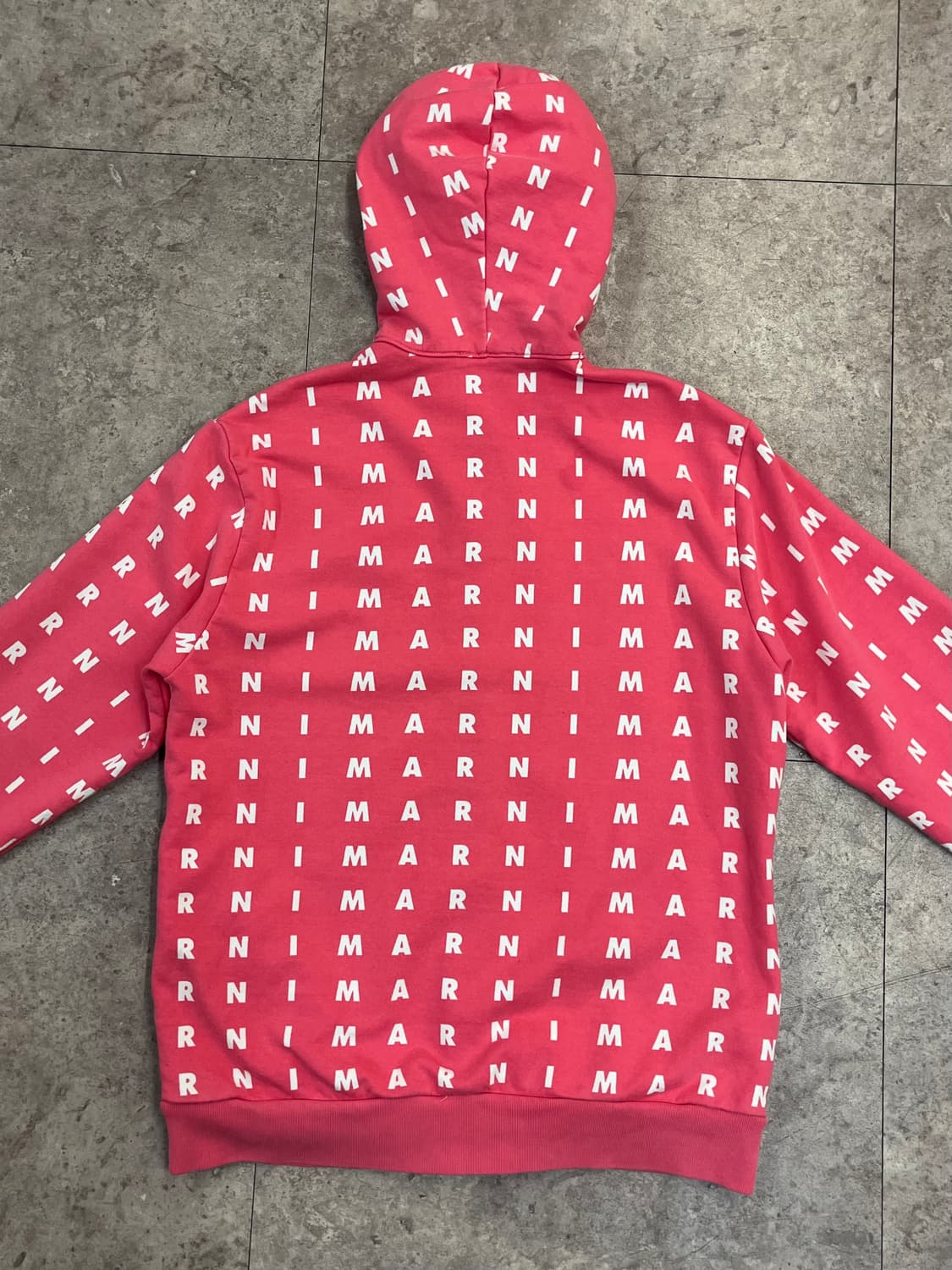 마르니 로고 프린트 후드집업 핑크 키즈 14 #csz3759 상품이미지7