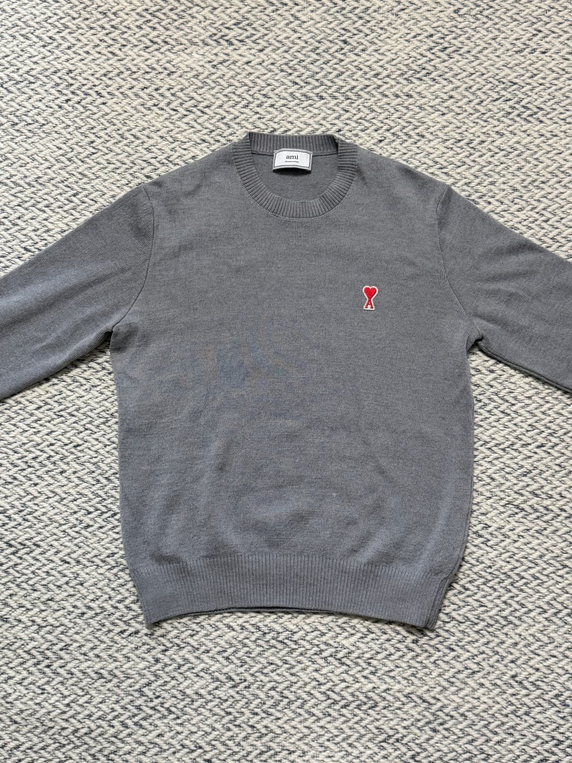 Ami 회색 니트 상품이미지1