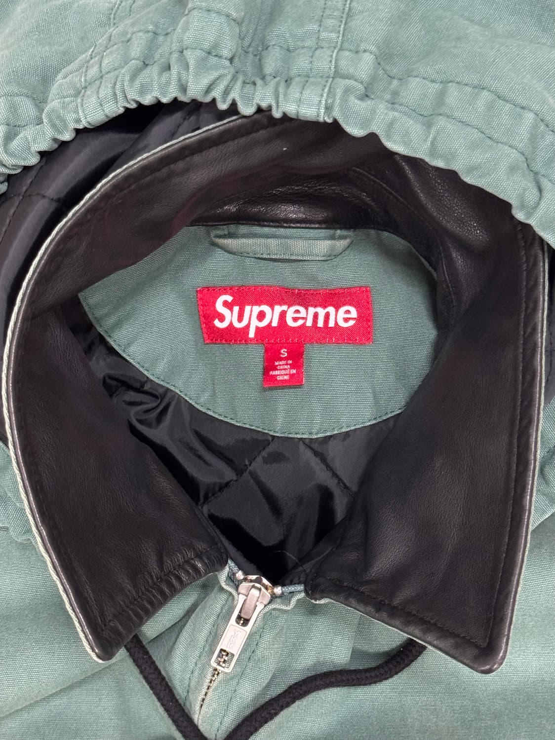 슈프림 레더 칼라 유틸리티 자켓 S 상품이미지5