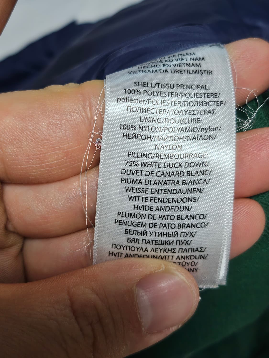 폴로 랄프로렌 보이즈 덕다운 패딩 여성 M 상품이미지6