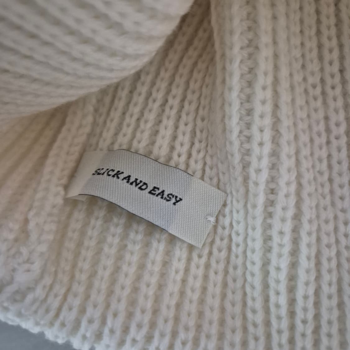 슬릭앤이지 숏비니 와치캡 아이보리  상품이미지2