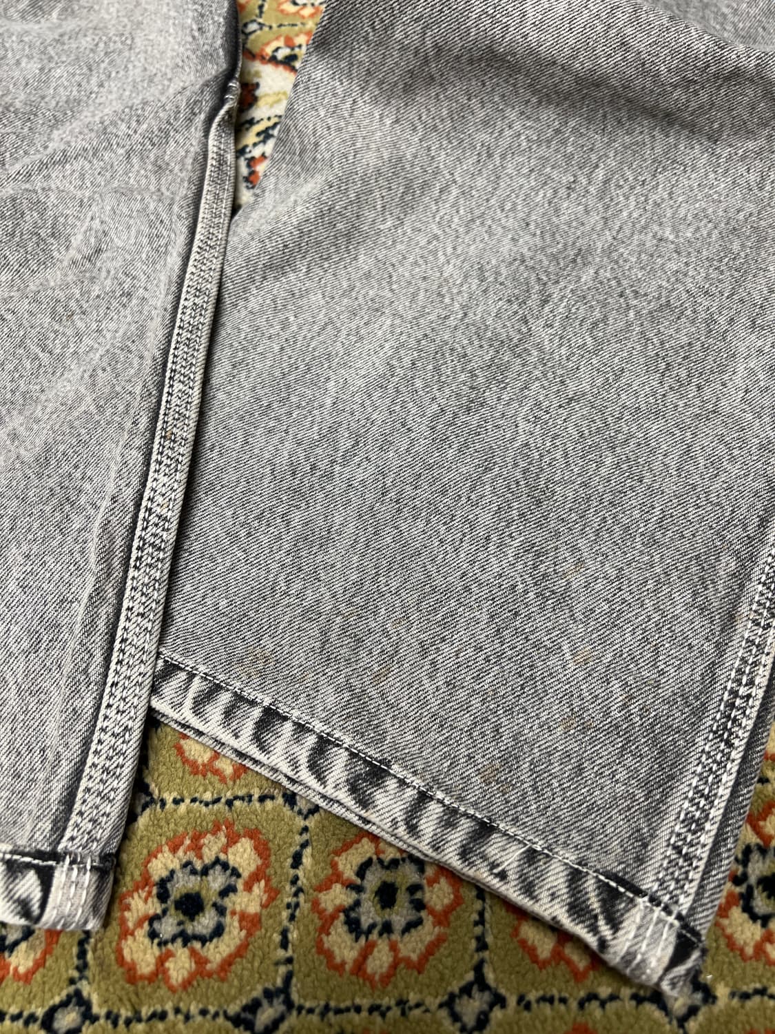 [48] 메종미네드 그레이 카펜터 데님팬츠 상품이미지8