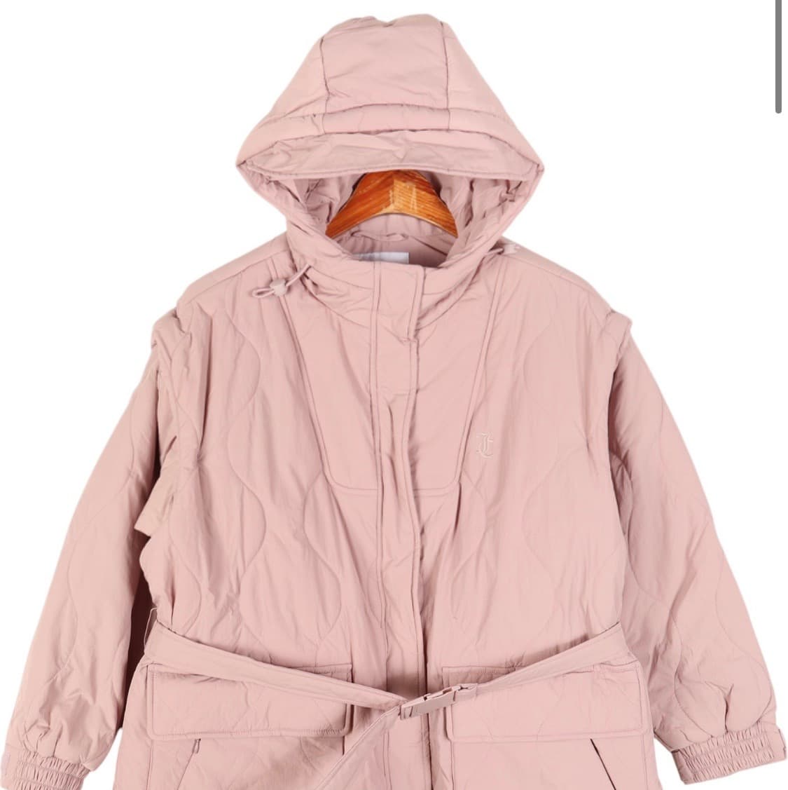 쥬시꾸뛰르 패딩 자켓 상태굿 딸기우유 상품이미지3