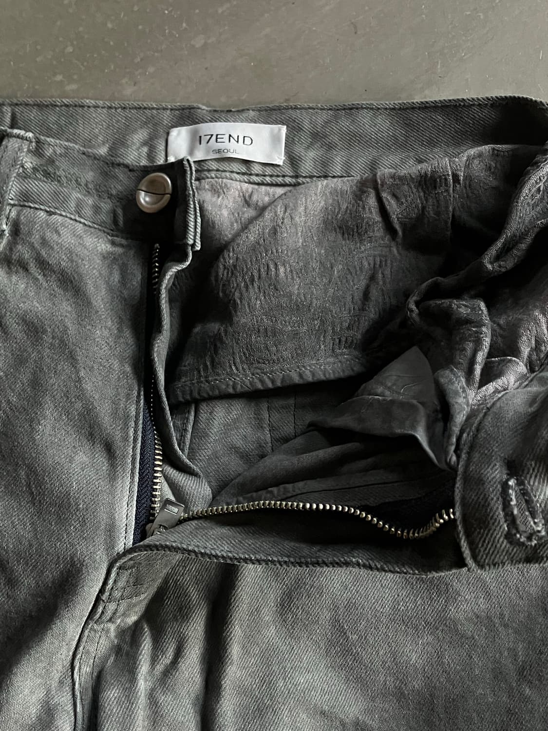 17end 워시드 블랙 데님 팬츠 30-31 상품이미지3