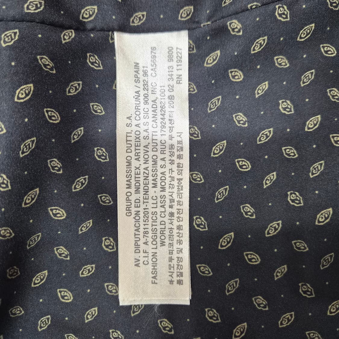 마시모두띠 양가죽 라이더 자켓 L 블랙 상품이미지4