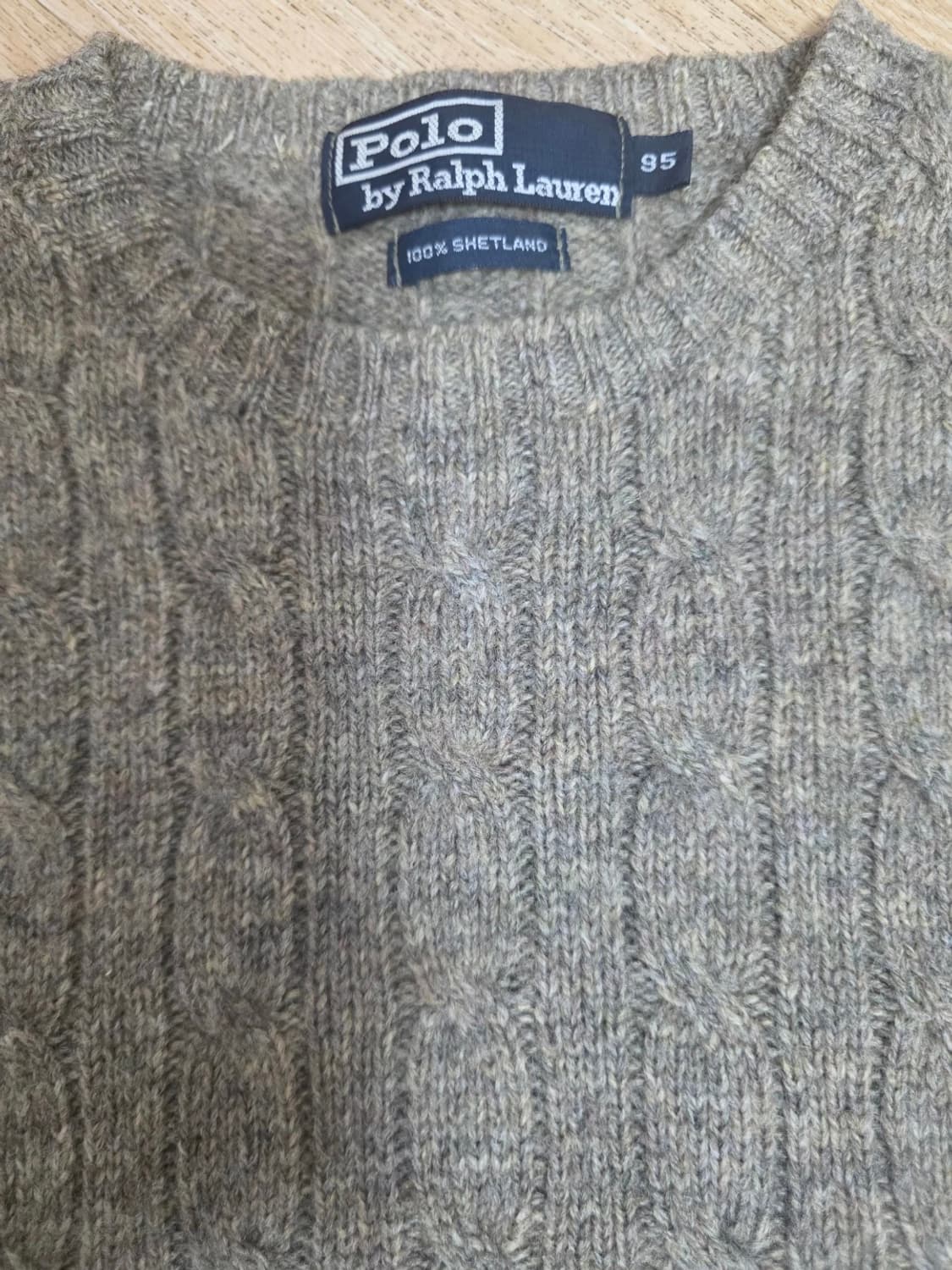 폴로랄프로렌 셰틀랜드 울 케이블 니트 95 상품이미지2