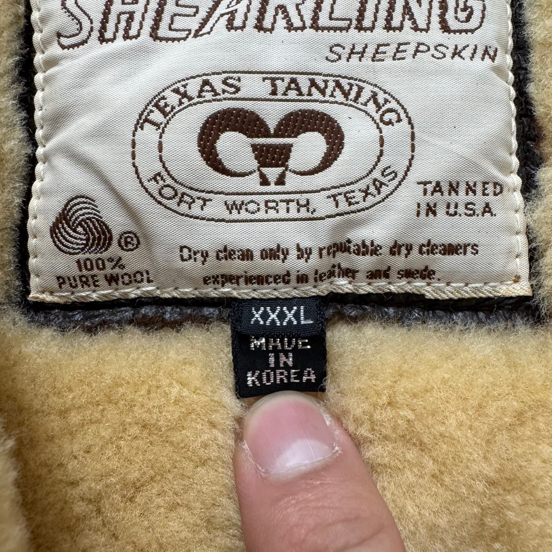 빈티지 양가죽 무스탕  상품이미지4