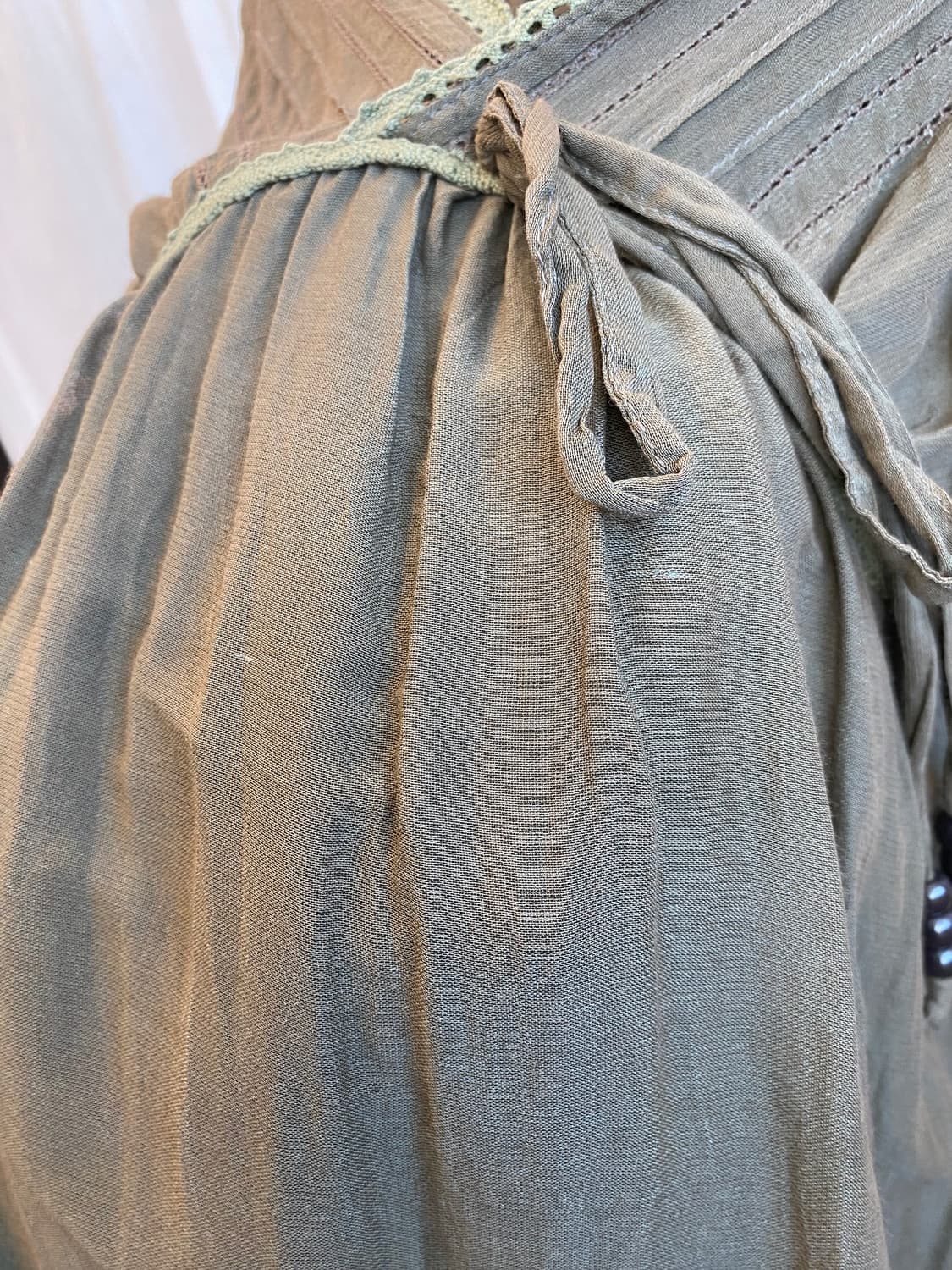 PAVOT CLING 카키 롱슬리브리스탑(M) 상품이미지8