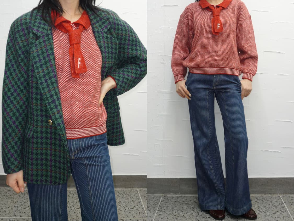 ruby neck-tie knit 상품이미지3