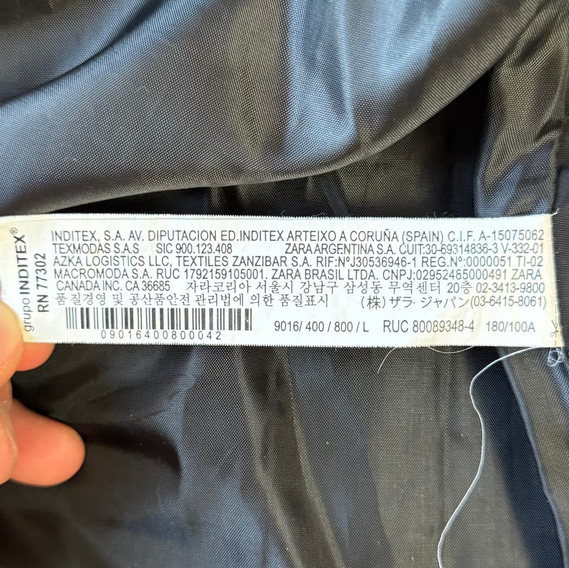 L 자라 맨 베스트 조끼 블랙 상품이미지4