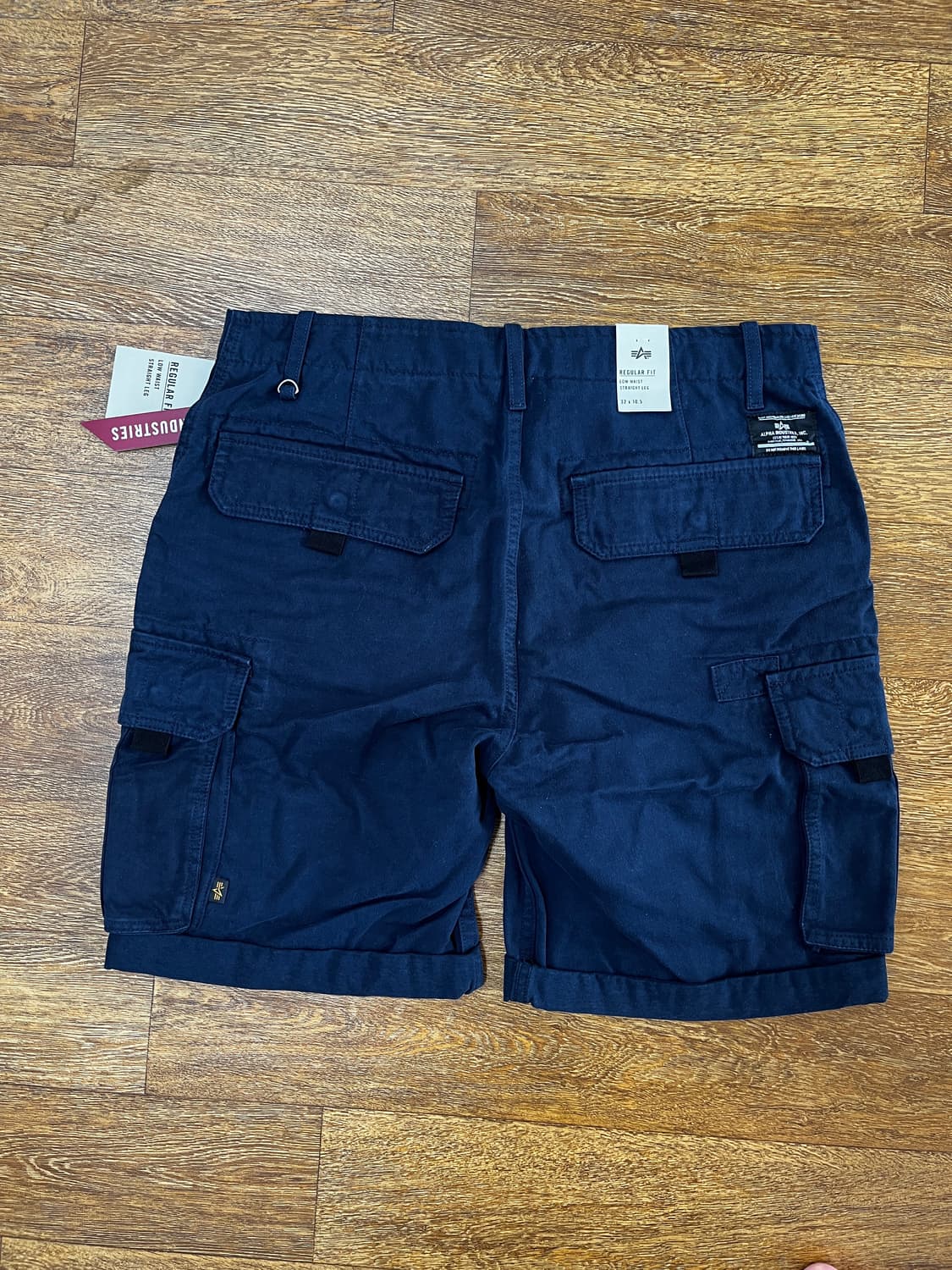 알파인더스트리 크루 숏 반바지 / 네이비 - 32 상품이미지2