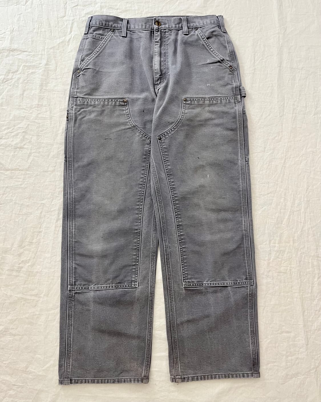 빈티지 칼하트 더블니 팬츠 GVL 덕 캔버스 카펜터 워크 팬츠 상품이미지2