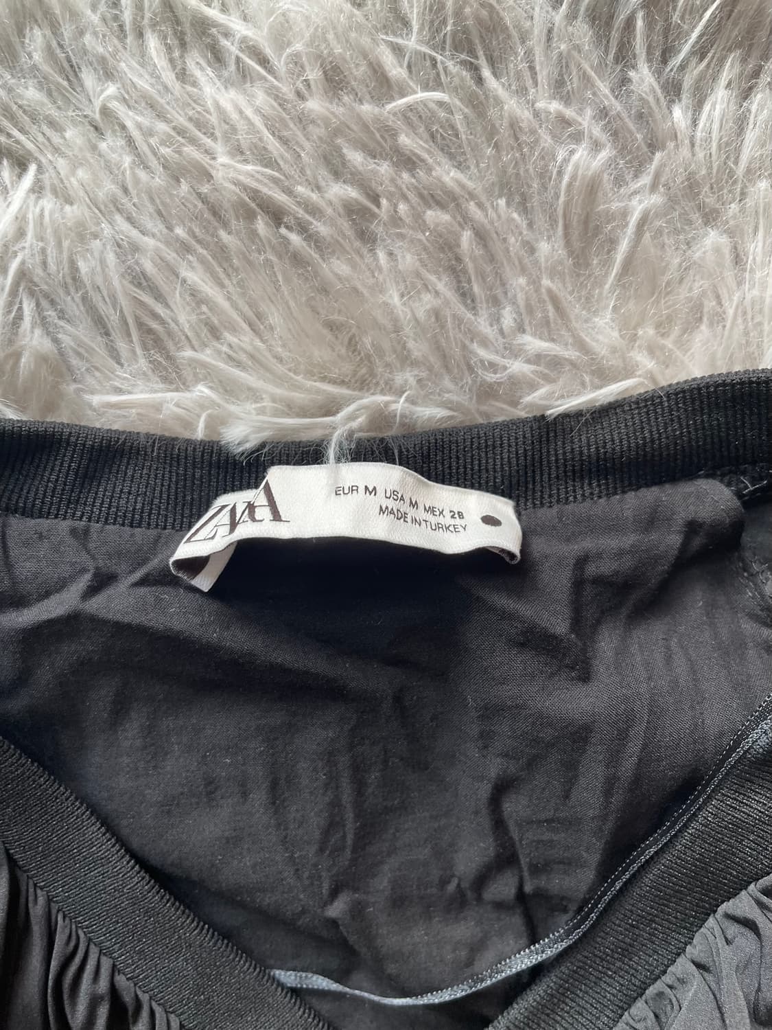 자라 블랙 블라우스 상품이미지2