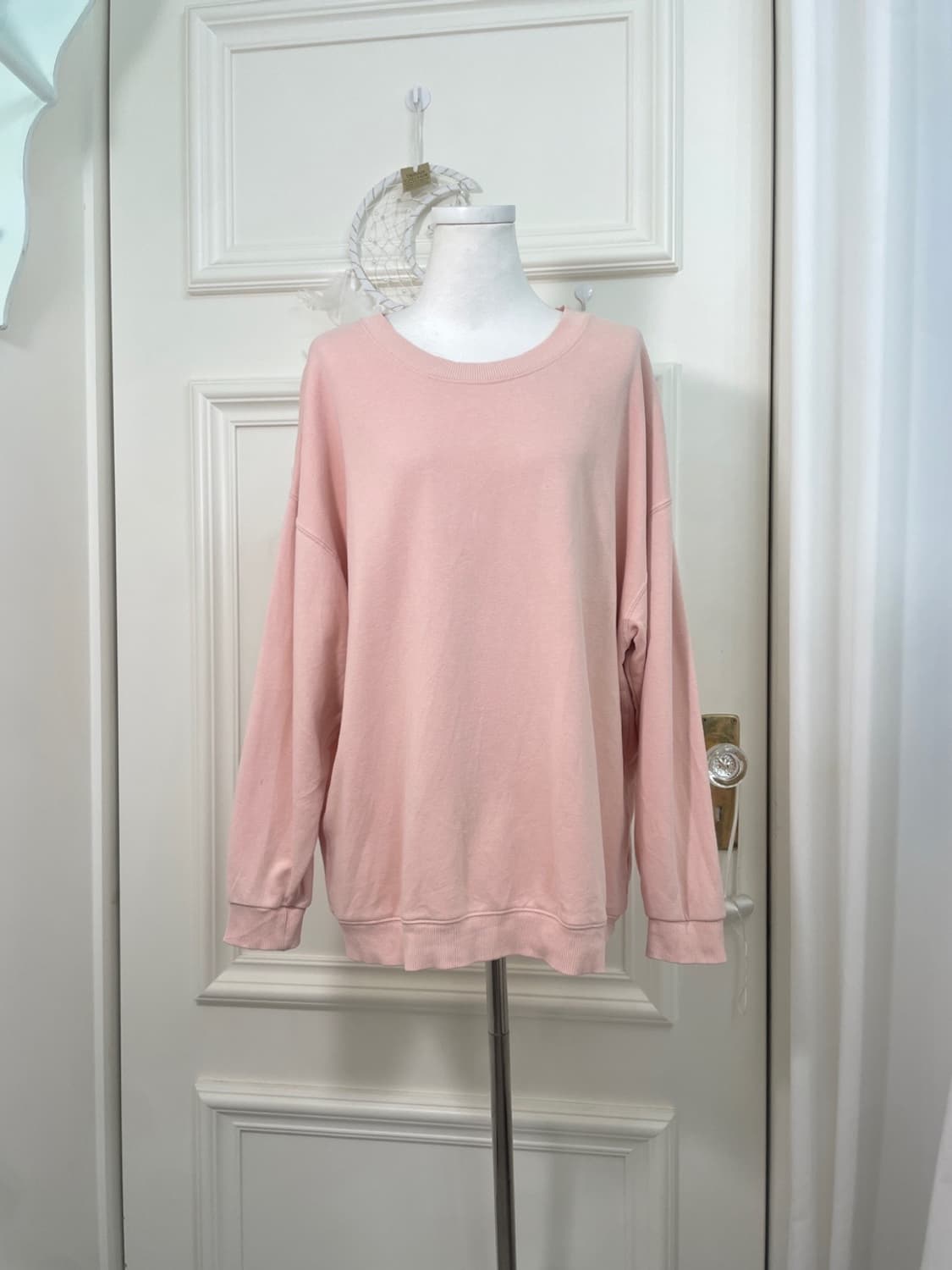 coral basic over cotton sweatshirts 상품이미지1